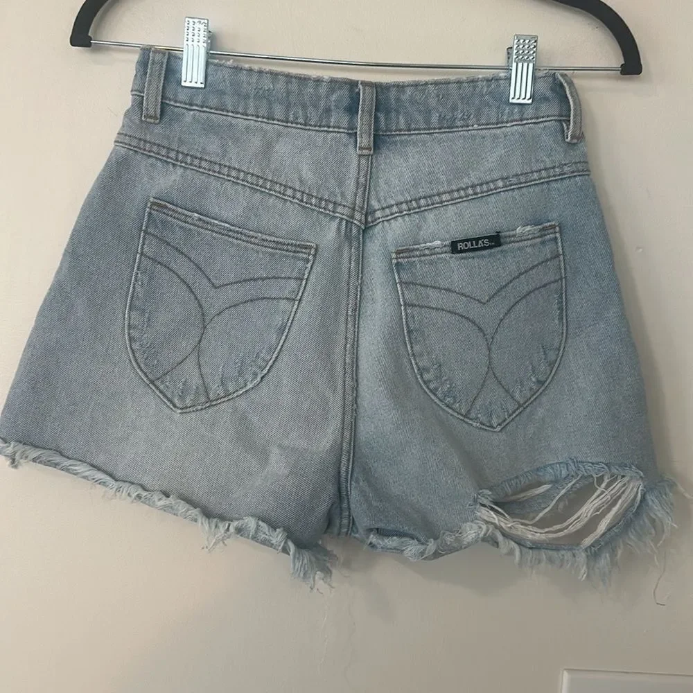 ROLLA’S Dusters Short in Layla Bleach 25 Aussie 7